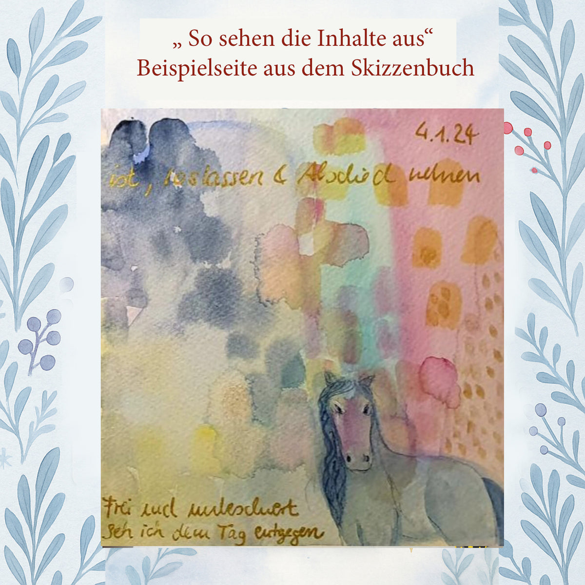 Malerische Rauhnächte – Intuitives Malen - Meditationen & Rituale -  Seelenkunst - Aquarellkurs Digitaler Telegramkurs