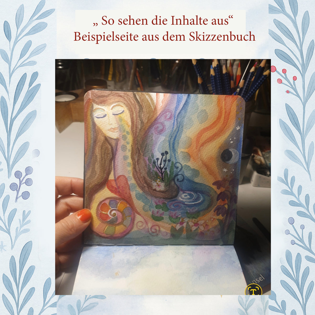 Malerische Rauhnächte – Intuitives Malen - Meditationen & Rituale -  Seelenkunst - Aquarellkurs Digitaler Telegramkurs